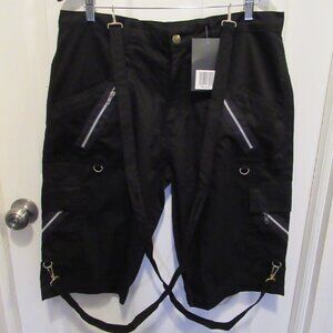 Men's Black Cargo Shorts